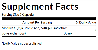 Hyaluronic Acid Complex 33mg - 60 Caps