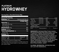 Hydro Whey Platinum 1,6kg - Choklad