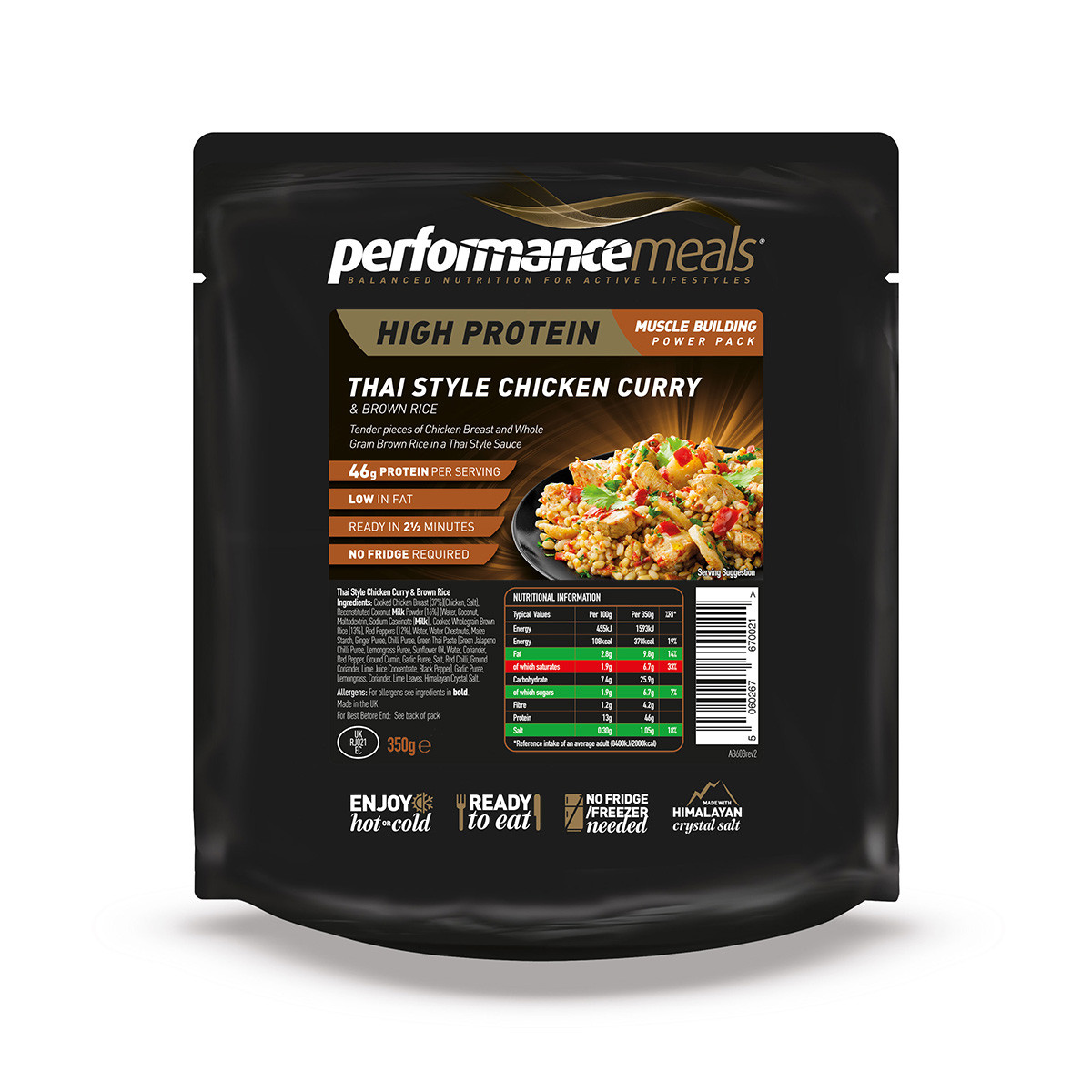 Performance Meals - Thai Style Chicken - 38g protein