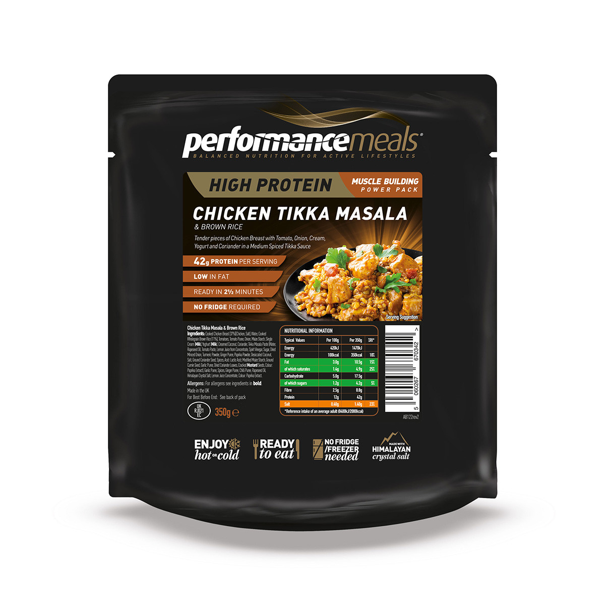 Performance Meals - Chicken Tikka Masala - 42g protein