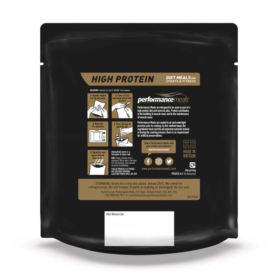 Performance Meals - Chicken Tikka Masala - 42g protein - 2