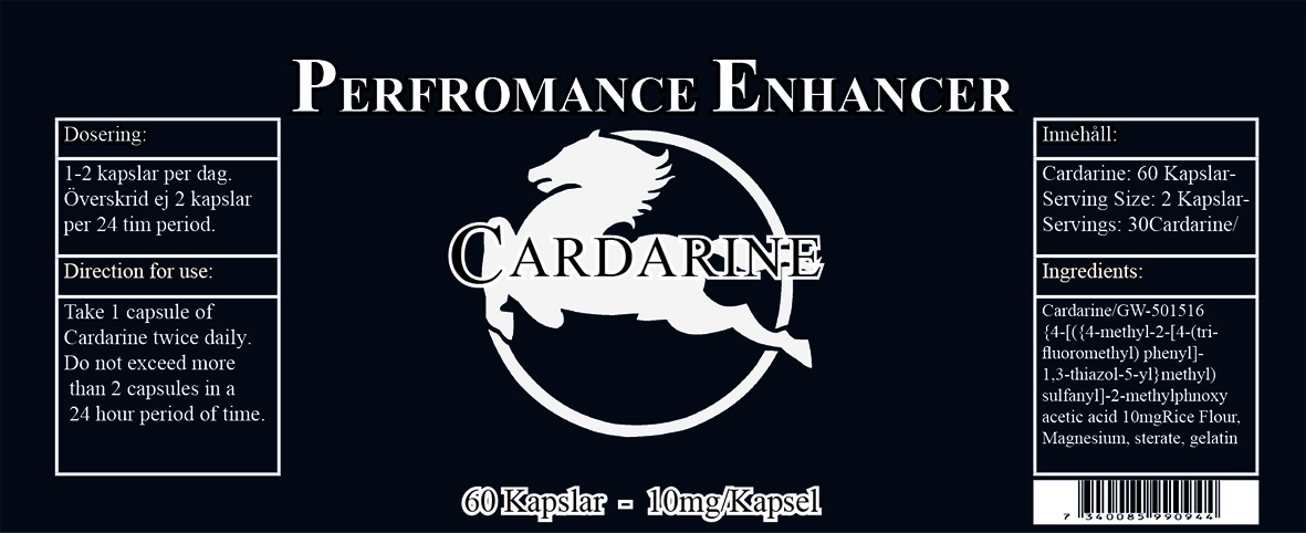 Enhancer Performance- Cardarine- 60 kapslar