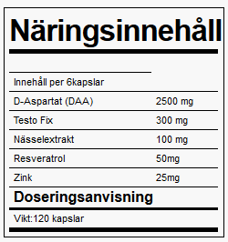 Testo Growth 120 Caps - 2