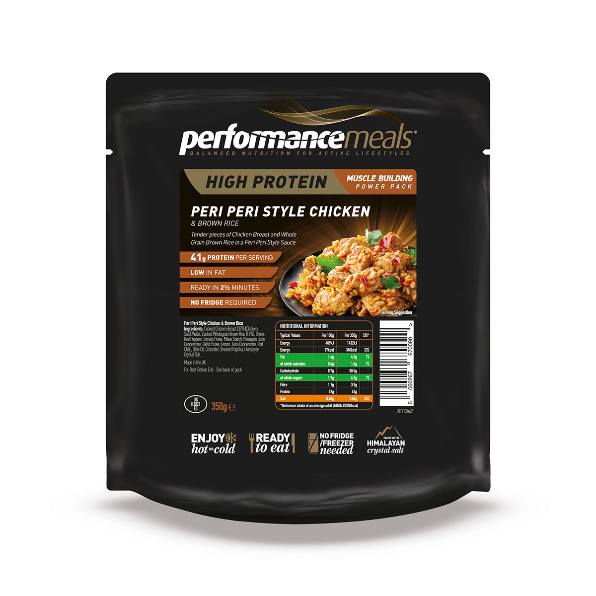 Performance Meals - Peri Peri Chicken - 41g protein