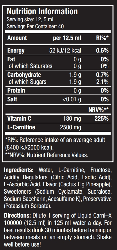 Carni-X Liquid 100 000 Cactus - 500ml - 2