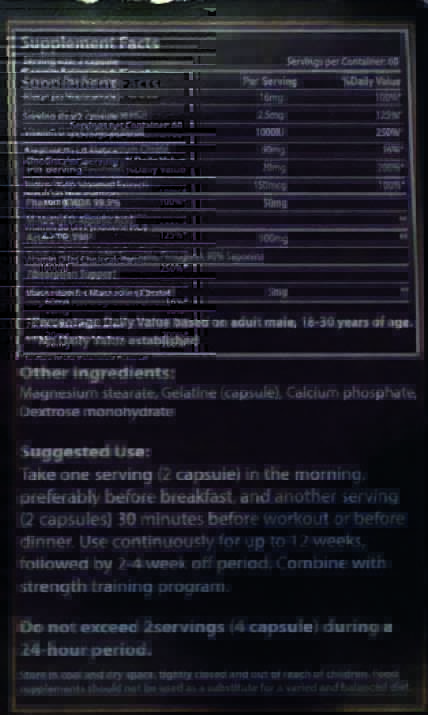 Savage Test90 120 Caps - 2