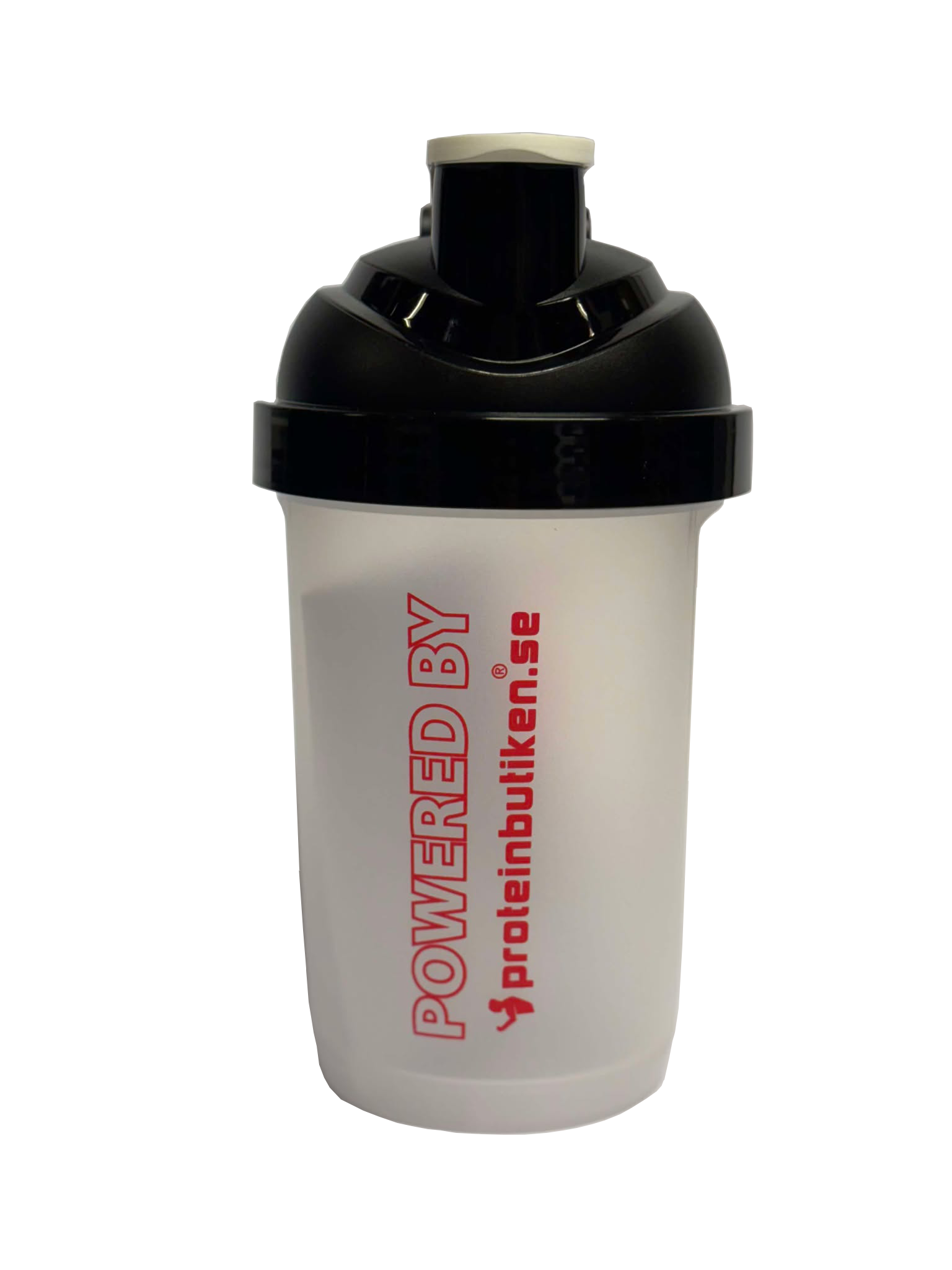 Shaker "Powered By" Skruvlock - Svart