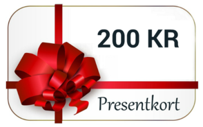 Presentkort - webbshop - 200kr