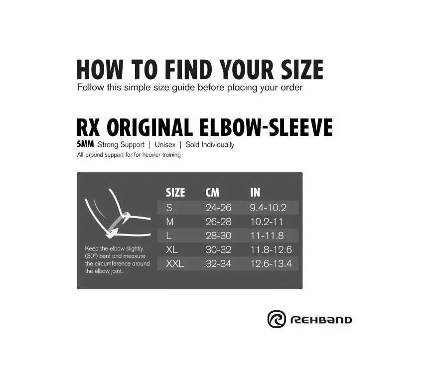 RX Elbow Sleeve 5mm - Black - 2