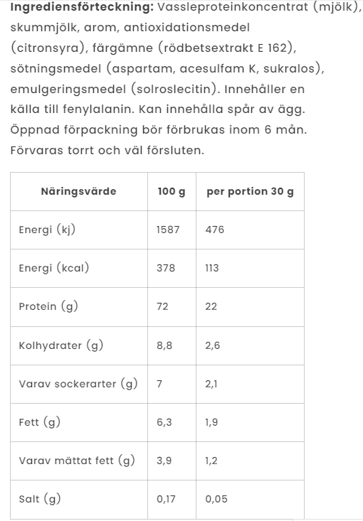 Pure Whey Protein - 1kg - 6