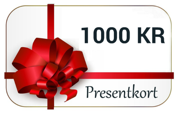 Presentkort - webbshop - 1000kr