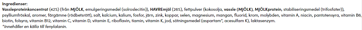 Meal Jordgubbsglass- 900g - 3