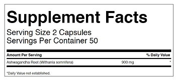 Ashwagandh  450mg - 100 Caps