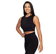 Roxy seamless top- Black/Dark