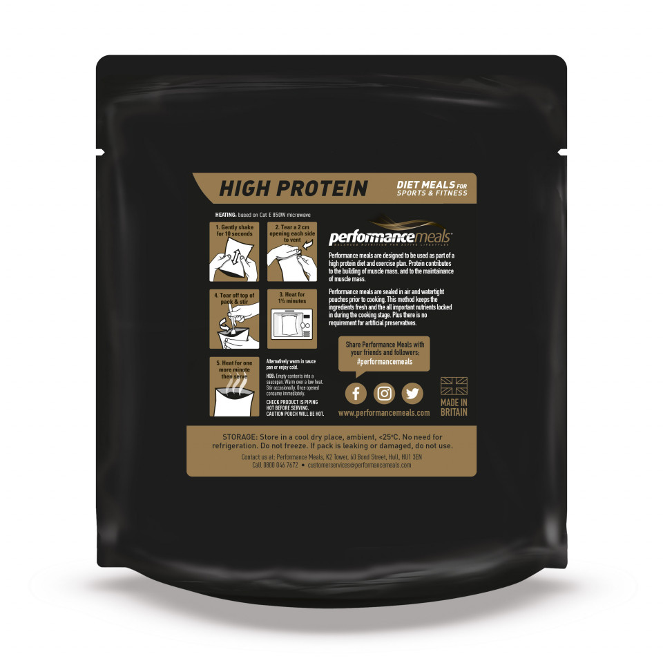 Performance Meals -Chinese Chicken curry- 42g protein - 2
