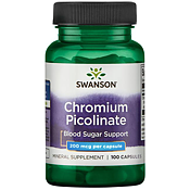 Chromium Picolinate 200mcg - 100caps Swanson