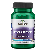 Iron Citrate 25mg 60 Veg caps