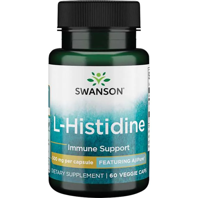 L-Histidine  500mg - 60 Caps