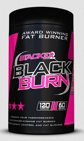 Stacker Black Burn 120 Caps - 3