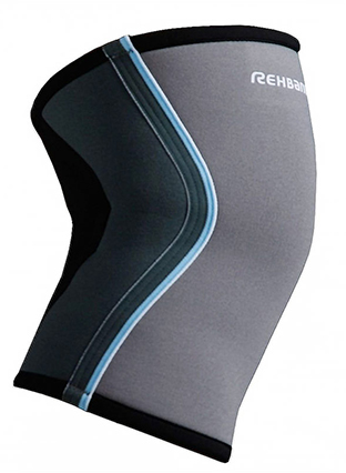 Knäskydd 5mm Rehband - Grey 