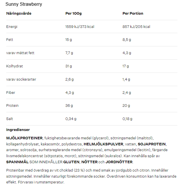 Barebells Protein Bar - 55g st - 24