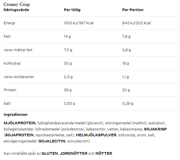 Barebells Protein Bar - 55g st - 28