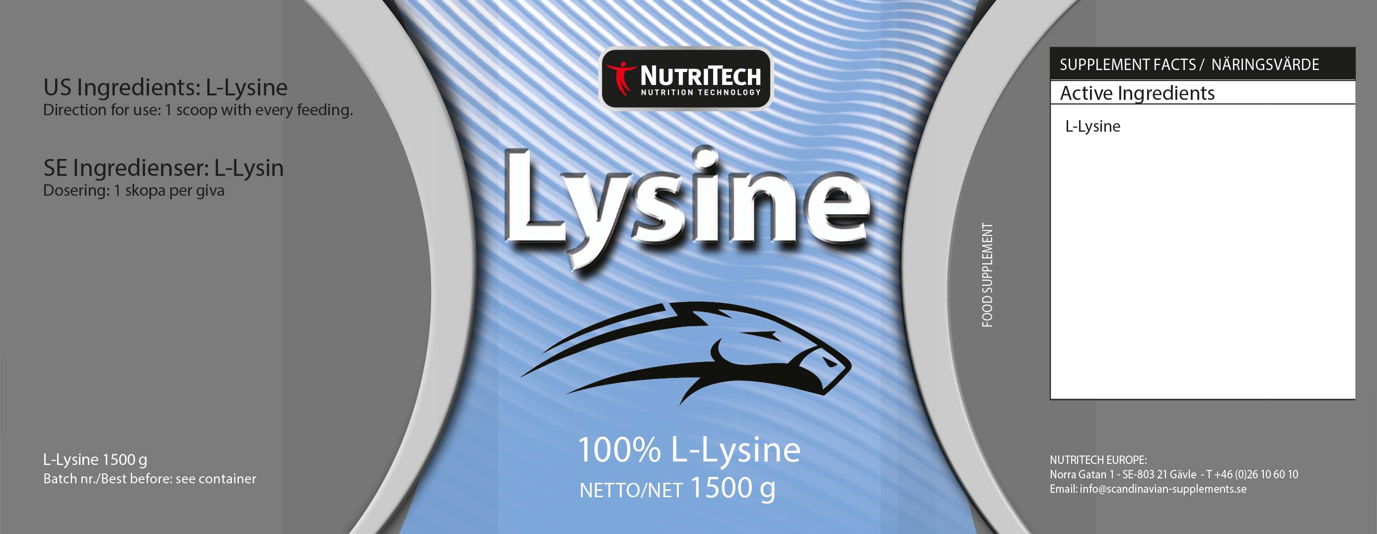 L-Lysin 1,5kg & 3kg