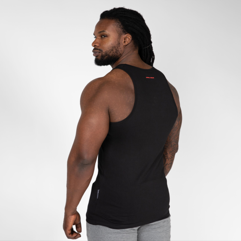 Adam Stretch Tank Top, Black - 2