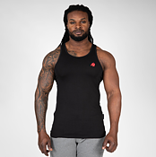 Adam Stretch Tank Top, Black