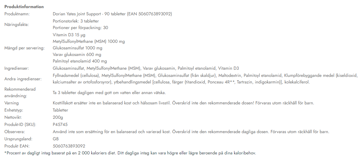 DY- Joint Support  - 2