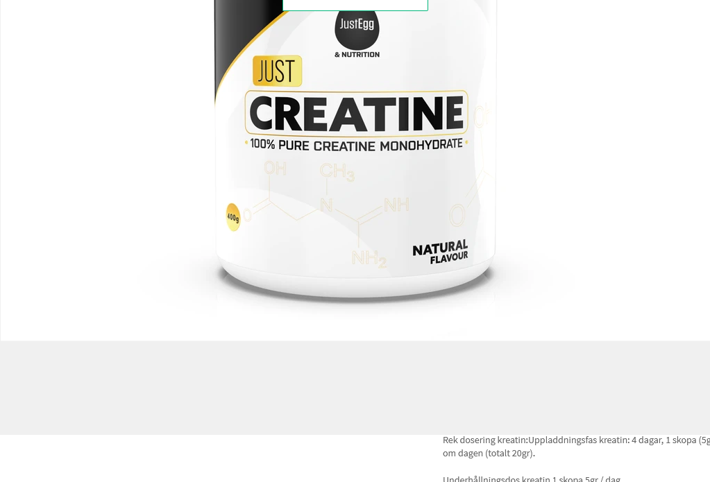 JustEgg Creatin 400g 