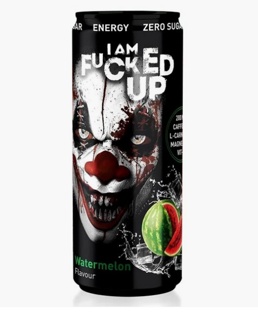 Fucked Up Energy drink- Watermelon 330ml