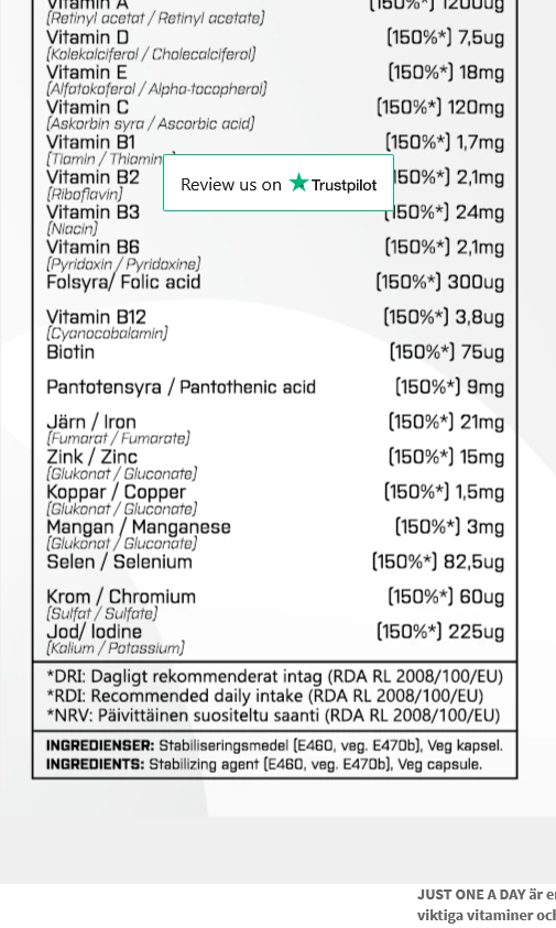 JustEgg Multivitamin/Mineral 90 caps - 2