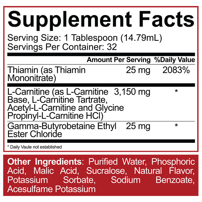 L-Carnitine - 473ml - 3