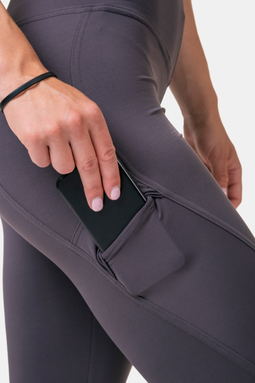 Fit & Smart High Waist Tights- Marron- L - 2