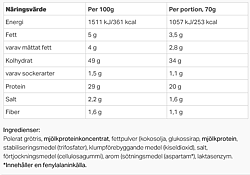 Risgrynsgröt krämig vanilj - 750g