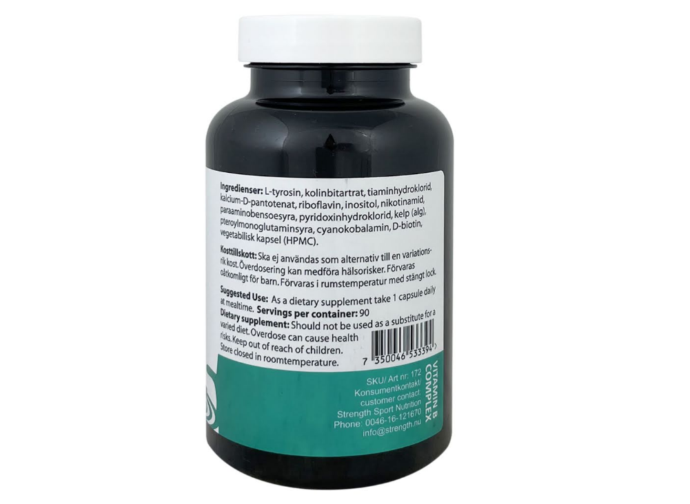 Vitamin B-Complex + - 90 kaps - 3