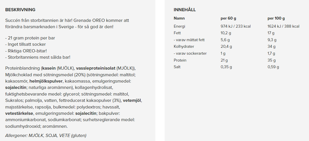 Grenade  - 60g - 13