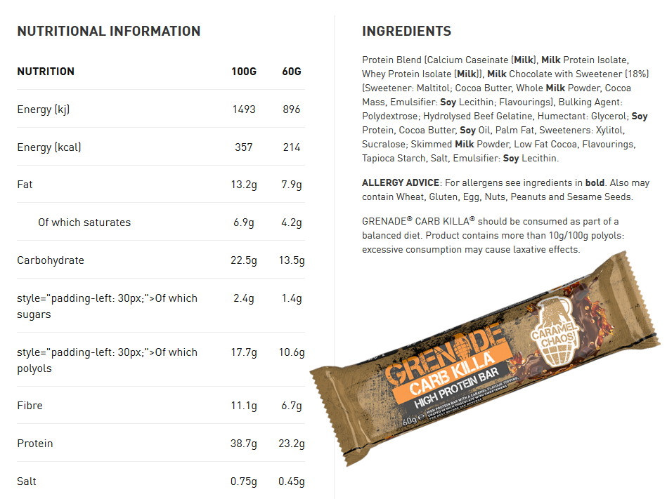 Grenade  - 60g - 3