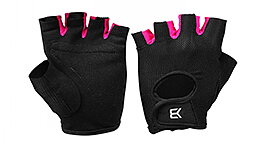 Womens Train Gloves - Black/Pink 