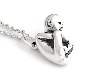 Foster Halsband, Barnmorska Smycke  i Silver