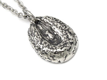 Rostad Majs Halsband, Natur Smycke i Tenn