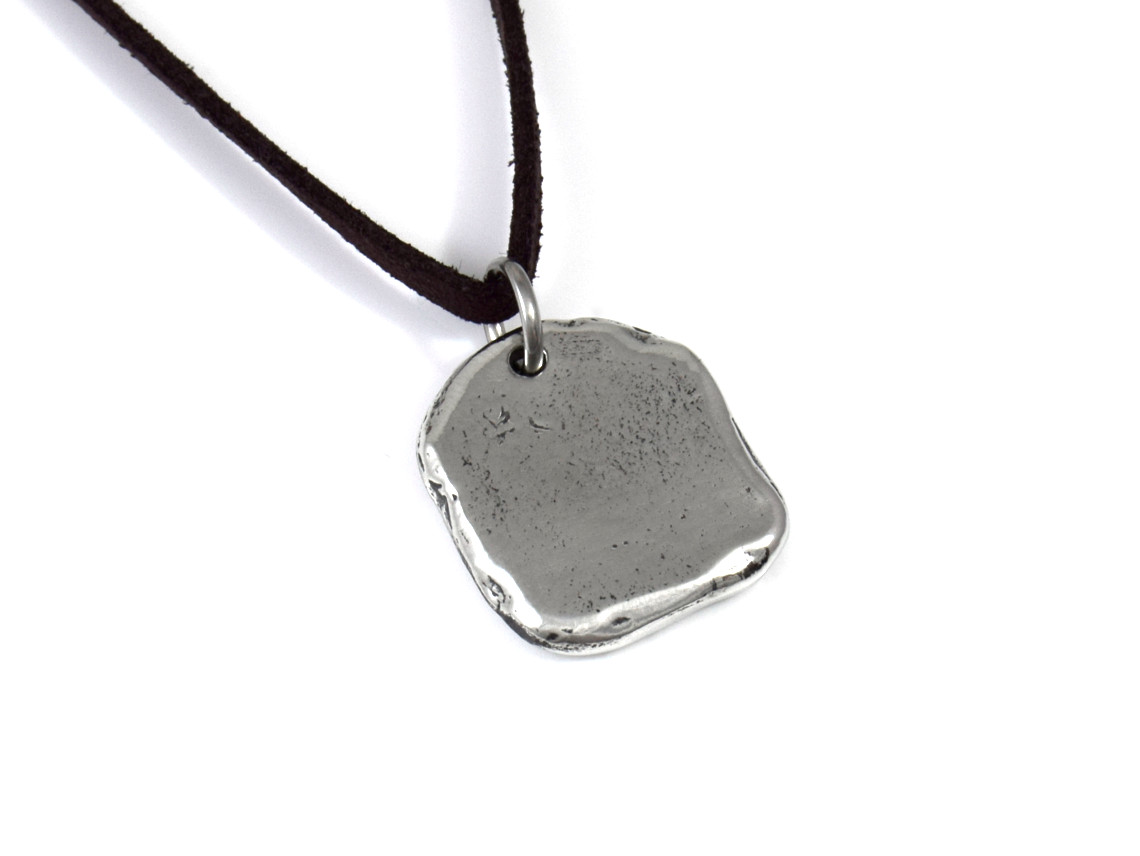 Futhark Runor Halsband, Viking Smycke i Tenn - 5