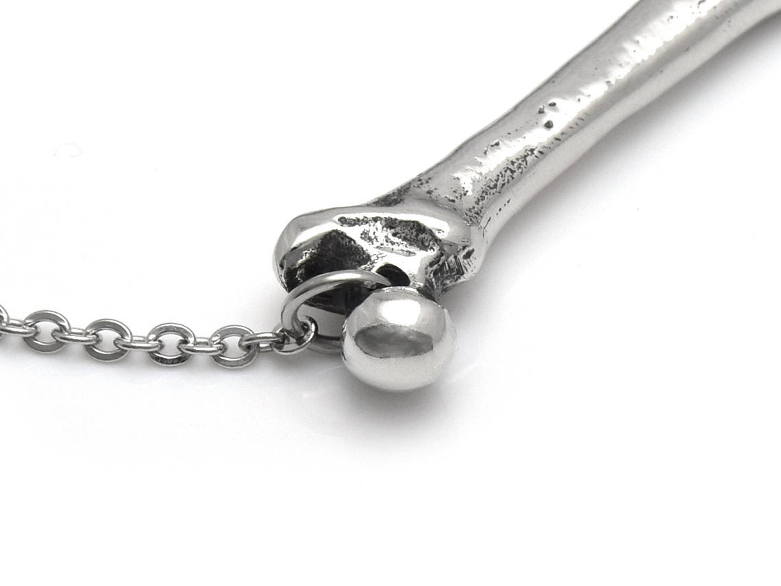 Lårben Choker Halsband, Anatomi Smycke i  Tenn - 3