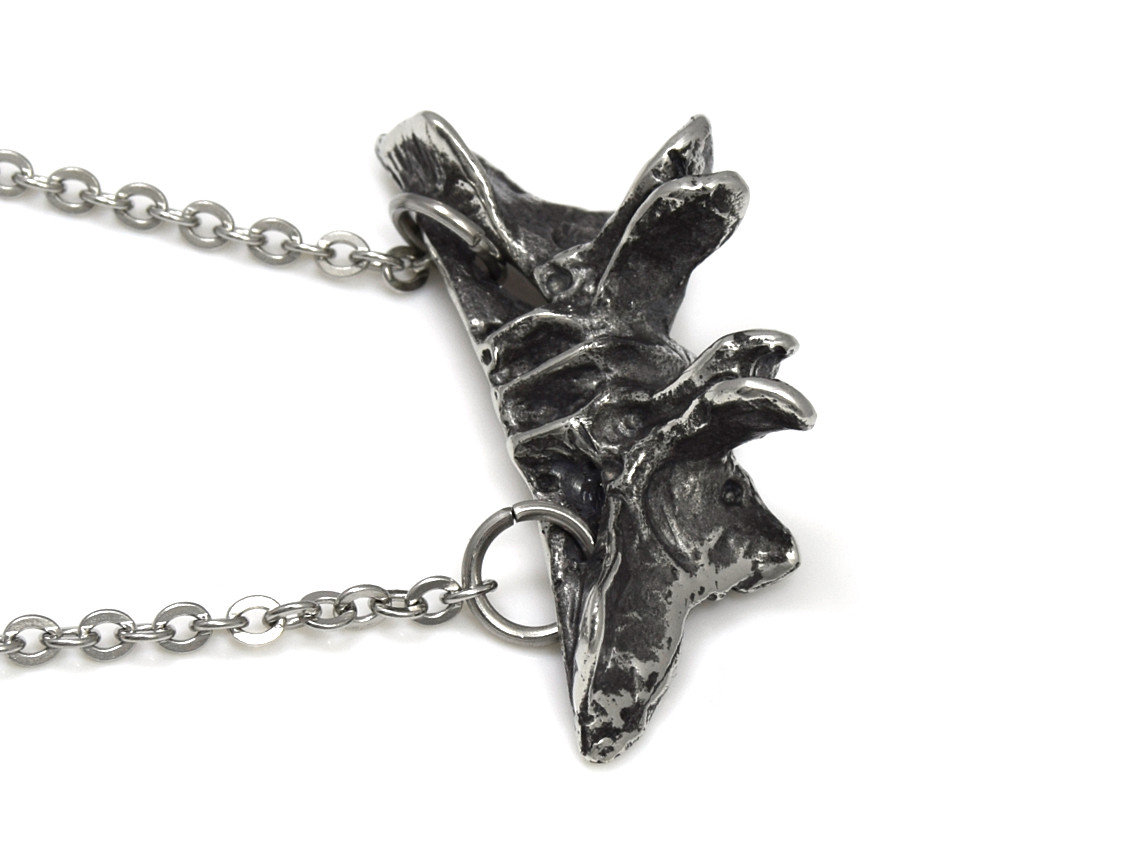 Kilben Halsband, Skelett Smycke i Tenn - 4