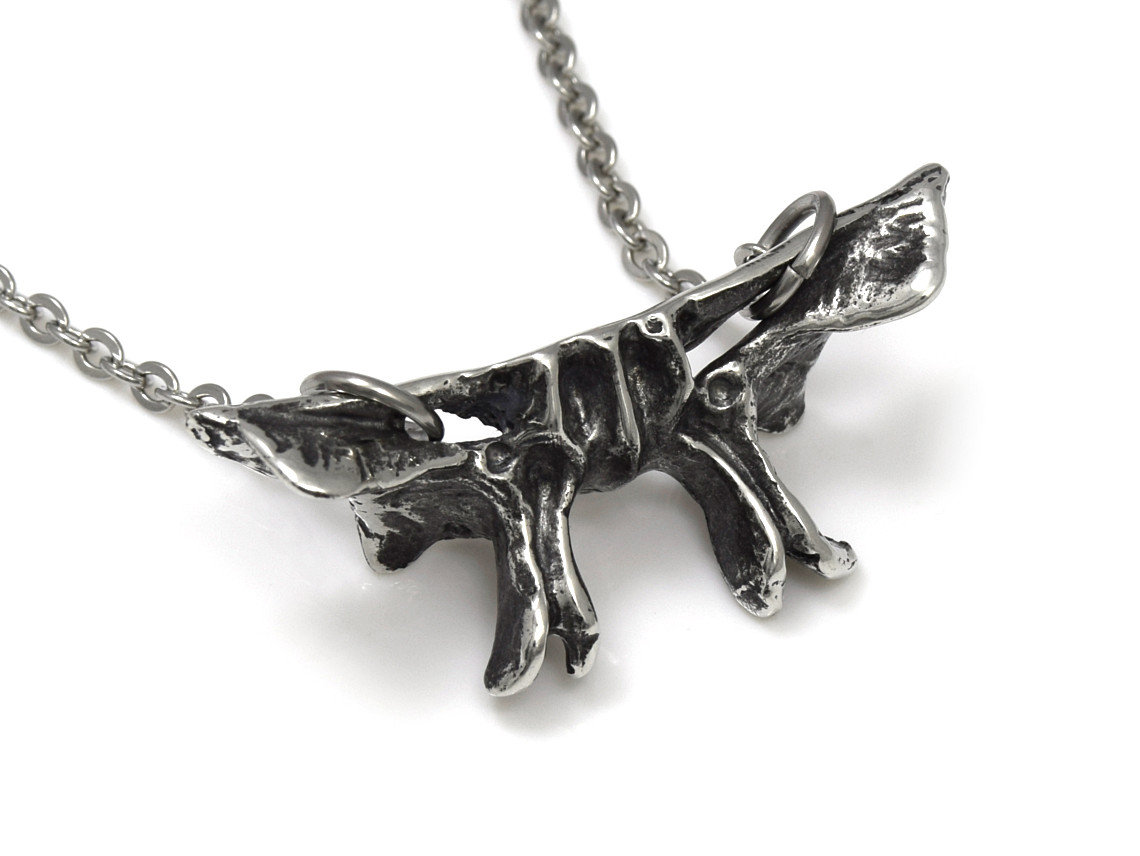 Kilben Halsband, Skelett Smycke i Tenn - 3