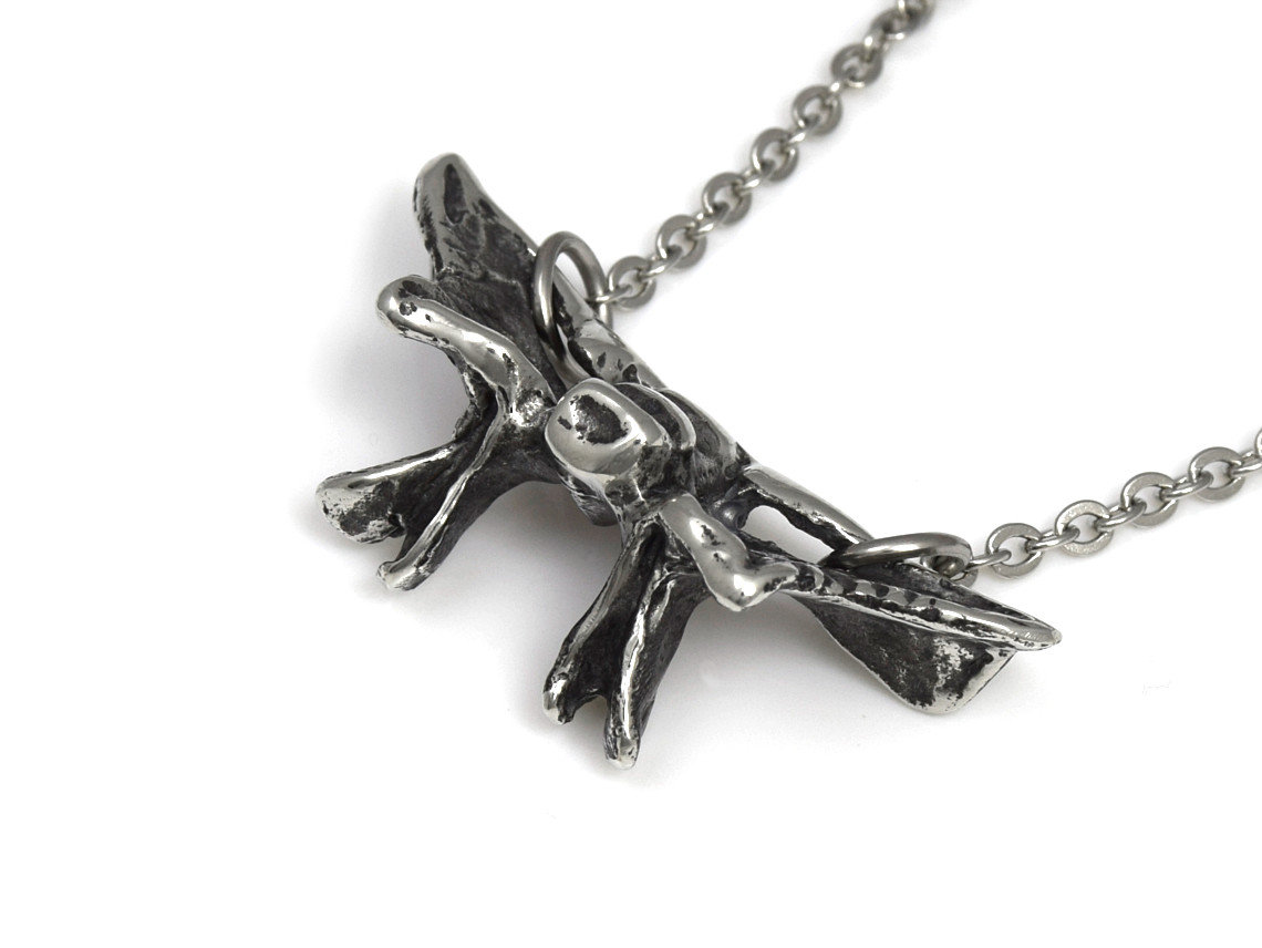 Kilben Halsband, Skelett Smycke i Tenn - 2