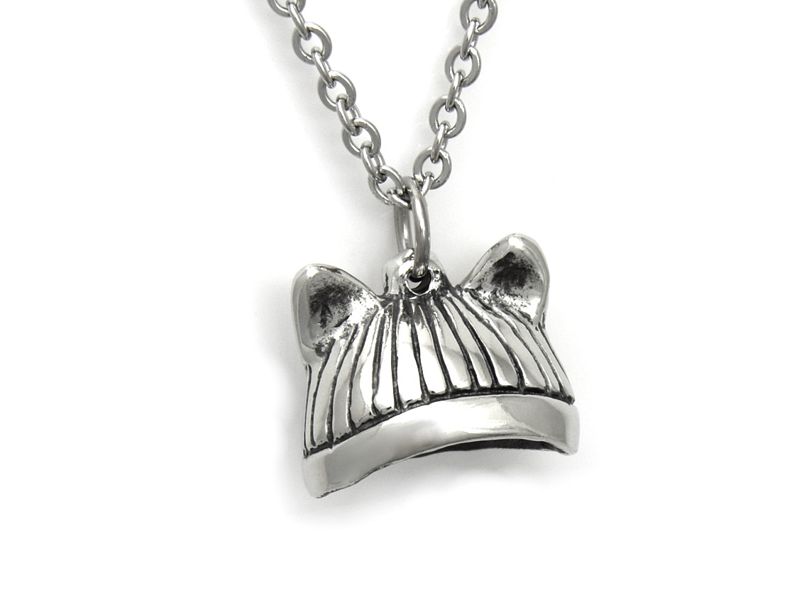 Pussyhat Halsband, Feminist Smycke i Tenn