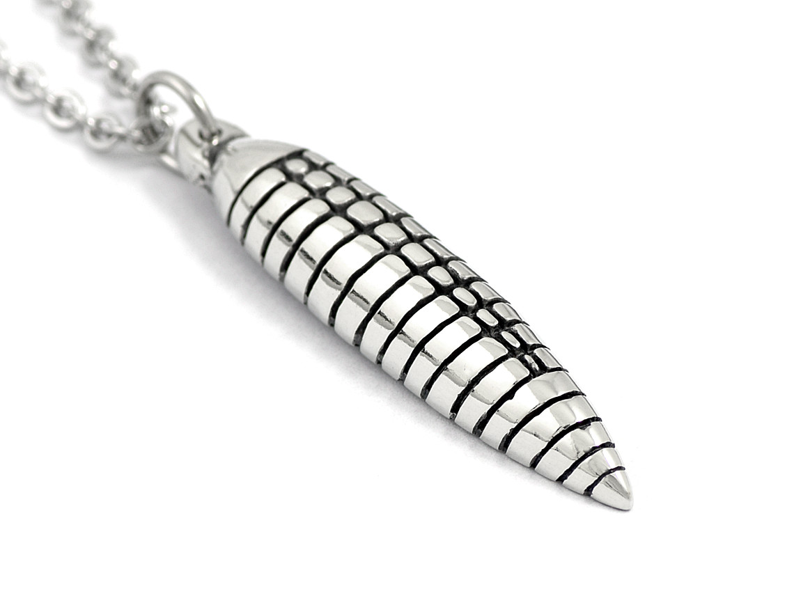 Ortoceratit Halsband, Fossil Smycke i Tenn
