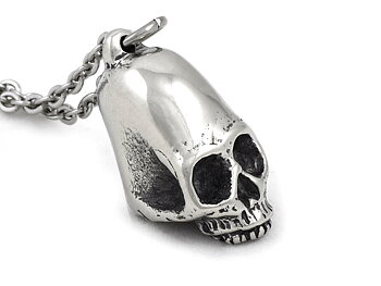 Deformerad Döskalle Halsband, Inka Smycke i Tenn
